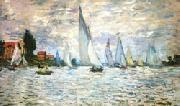 Claude Monet The Barks Regatta at Argenteuil oil painting picture wholesale
